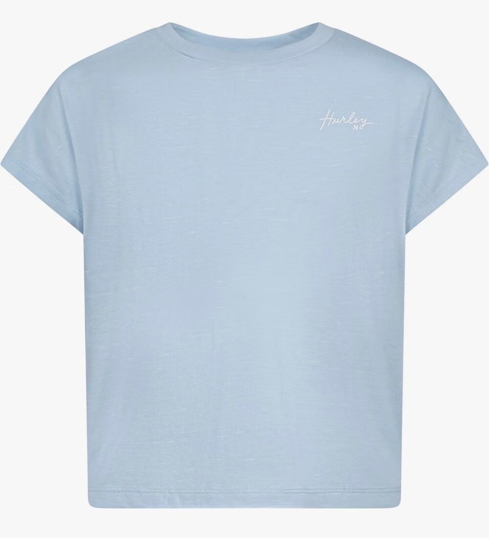 NWT Hurley SS Glacial Blue T Shirt Sz 6